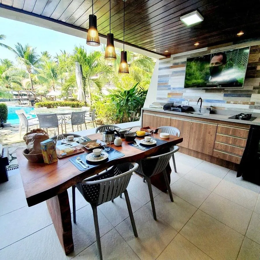 Flat Luxo Terreo Com Varanda Privativa No Nannai E Com Varanda Gourmet - Locarhouse contacts