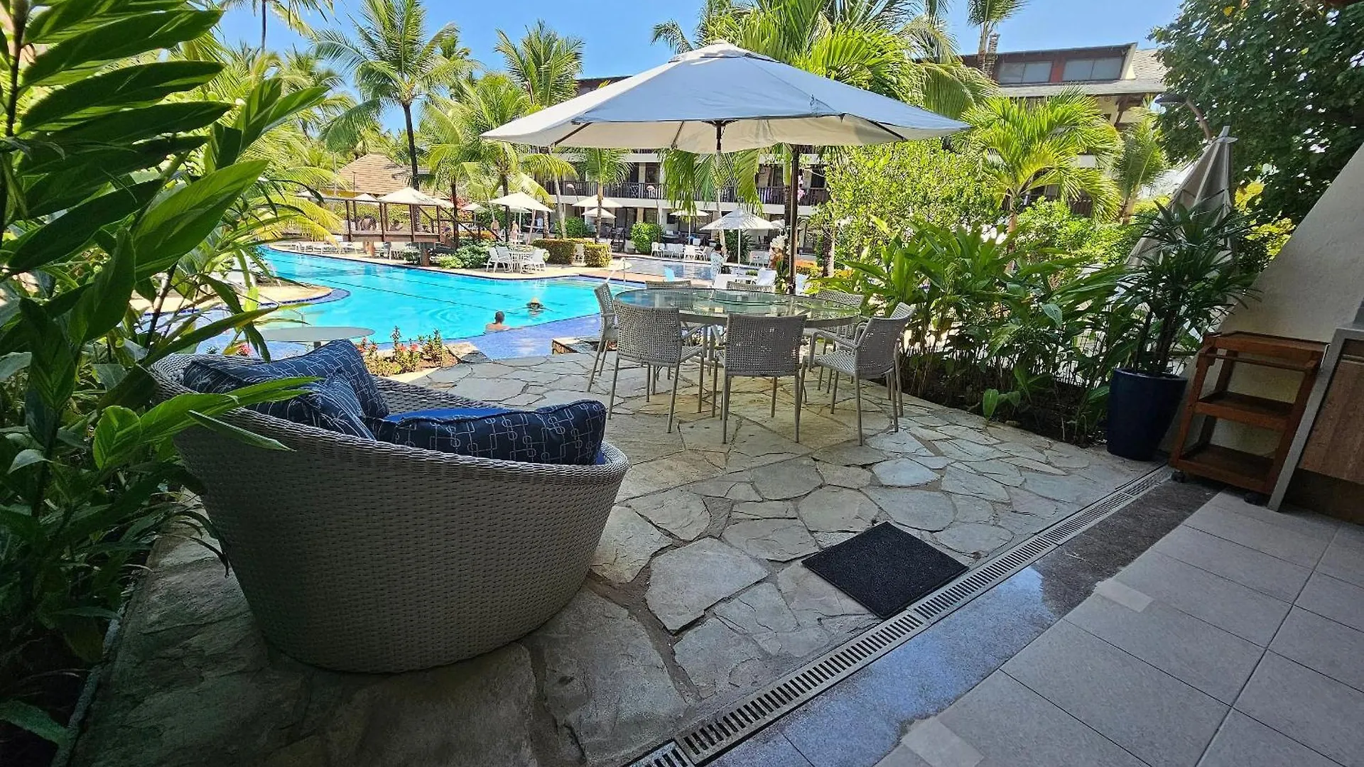 Apartment Flat Luxo Terreo Com Varanda Privativa No Nannai E Com Varanda Gourmet - Locarhouse Porto de Galinhas
