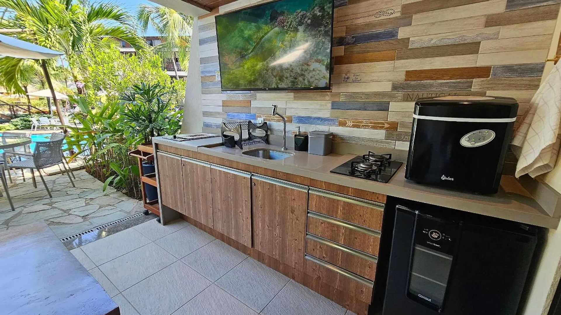 Apartment Flat Luxo Terreo Com Varanda Privativa No Nannai E Com Varanda Gourmet - Locarhouse Porto de Galinhas Brazil